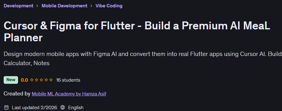 Imágenes · Cursor y Figma Flutter Crea una Premium AI Planificador Meal 2026-2