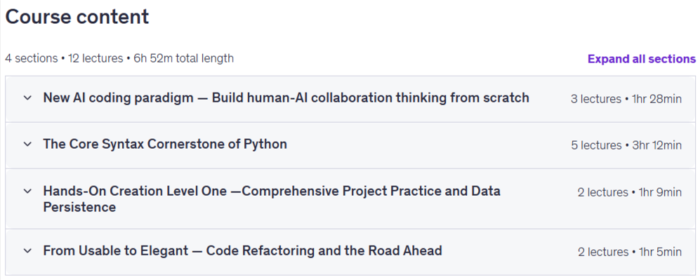 Course topics · Vibe Coding for Python Basic – AI Programming 2026-6