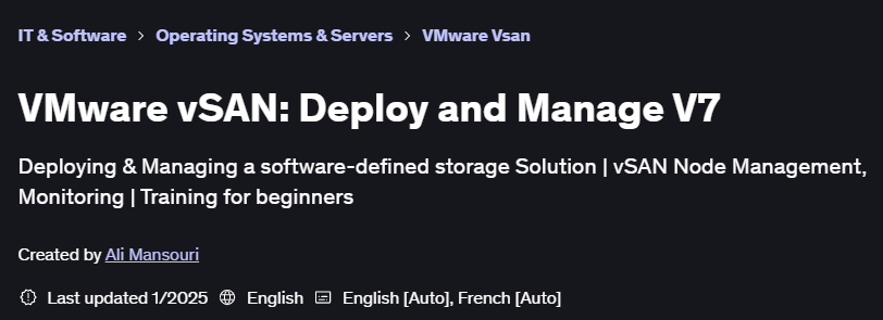 Pictures · VMware vSAN: Deploy and Manage V7 2025-1