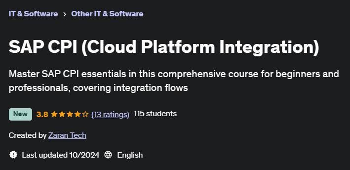 Pictures · Udemy — SAP CPI (Cloud Platform Integration) 2024-10