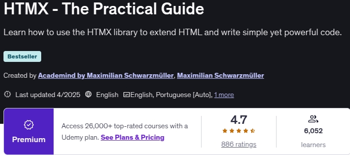 Pictures · Udemy — HTMX – The Practical Guide 2025-4