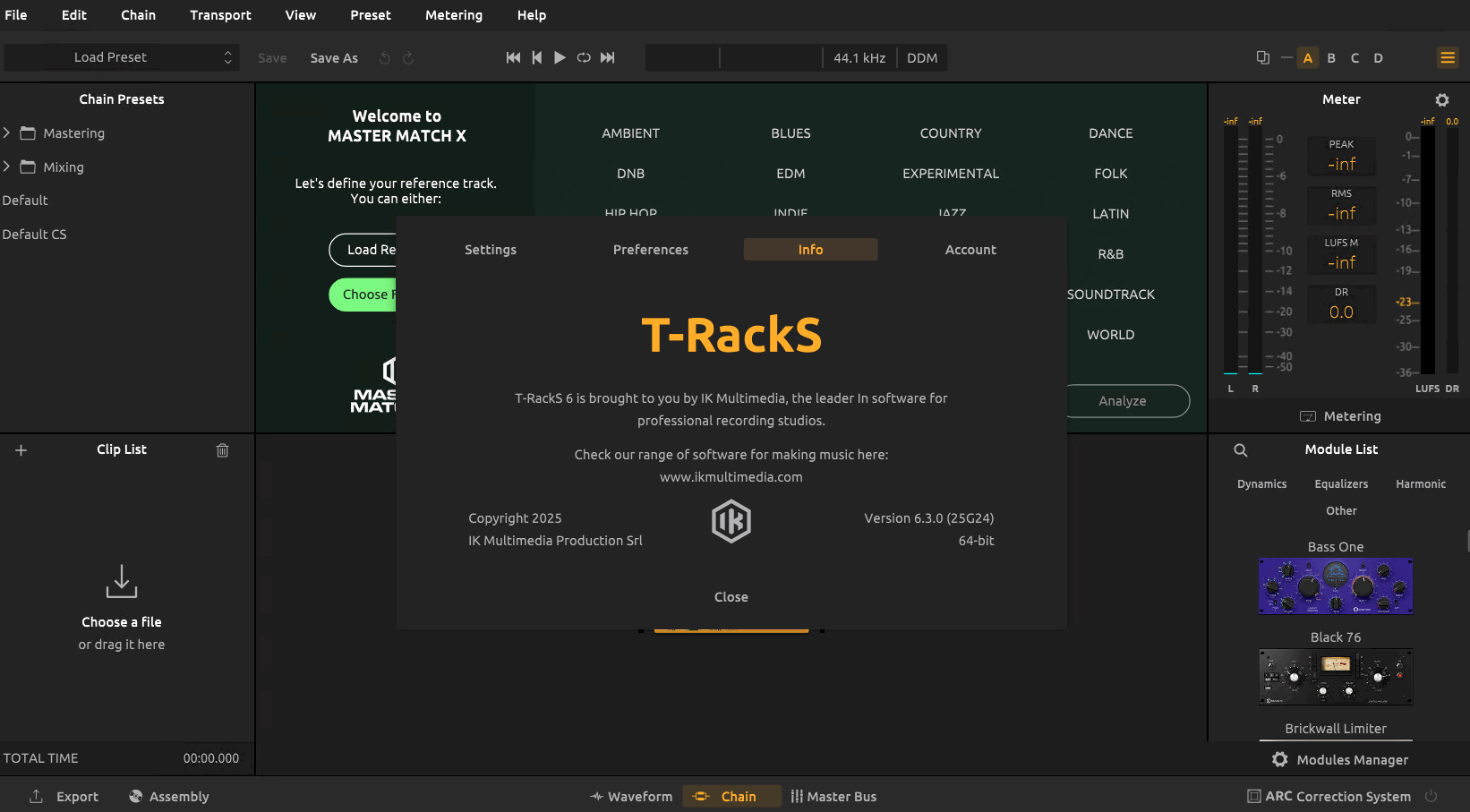 Pictures · IK Multimedia T-RackS 6 MAX 6.3.0