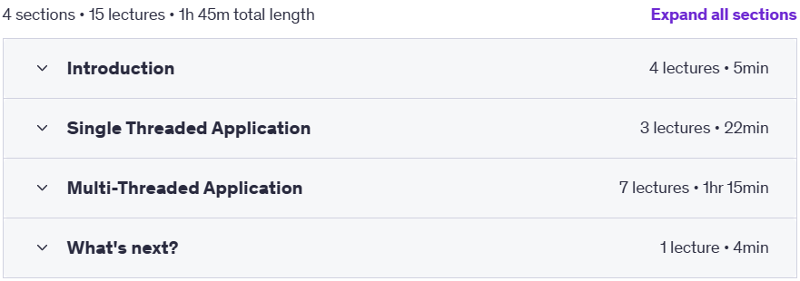 Course topics · C# Multithreading Basics 2022-8