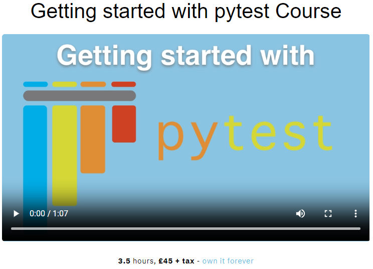 Pictures · Talk Python – Getting started with pytest Course 2022-12