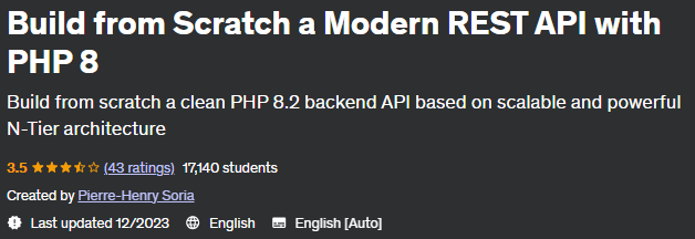 Pictures · Build from Scratch a Modern REST API with PHP 8 2023-7