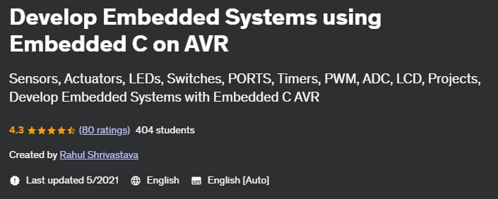 Pictures · Develop Embedded Systems using Embedded C on AVR 2021-5
