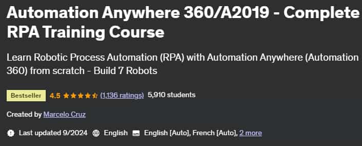 Pictures · Automation Anywhere 360/A2019 – Complete RPA Training Course 2021-5