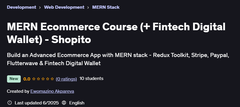 Pictures · Udemy — MERN Ecommerce Course (+ Fintech Digital Wallet) – Shopito 2025-6
