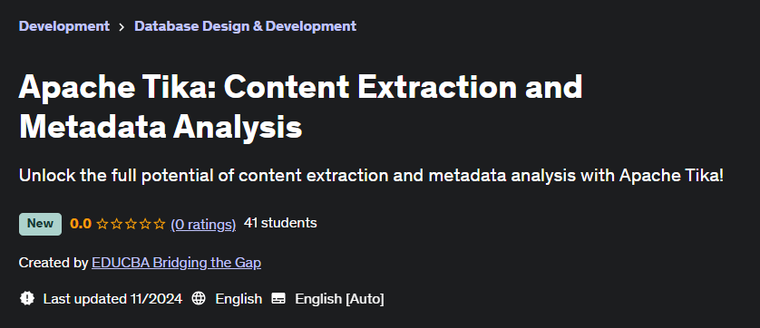 Pictures · Udemy — Apache Tika: Content Extraction and Metadata Analysis 2024-11