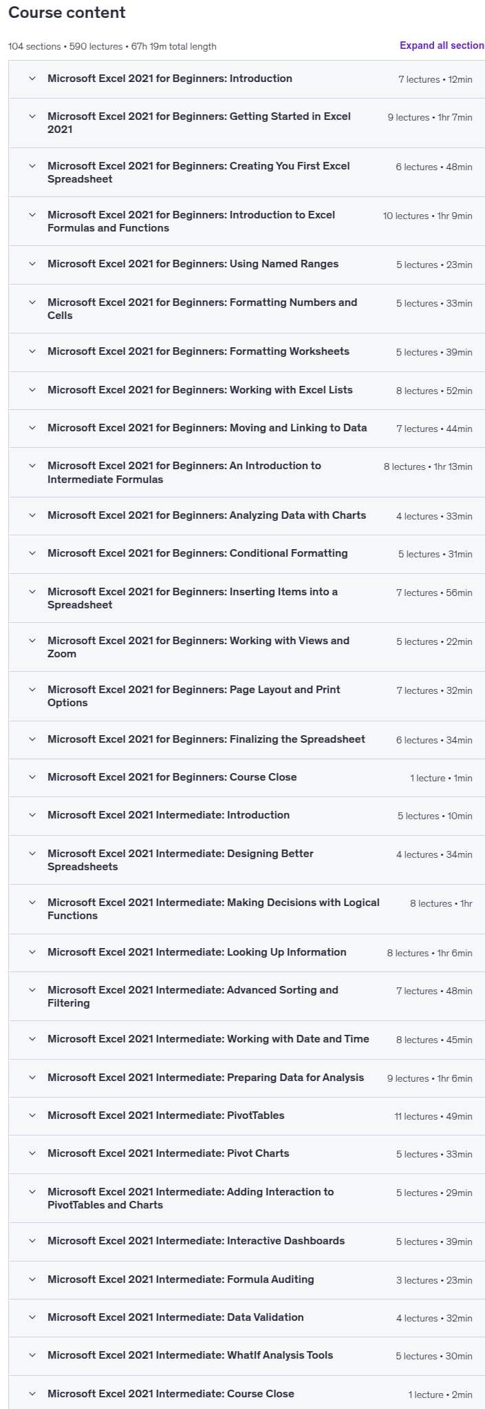 Kursthemen · Das Ultimate Microsoft Excel Mastery Bundle - 8 Kursen 2025-12