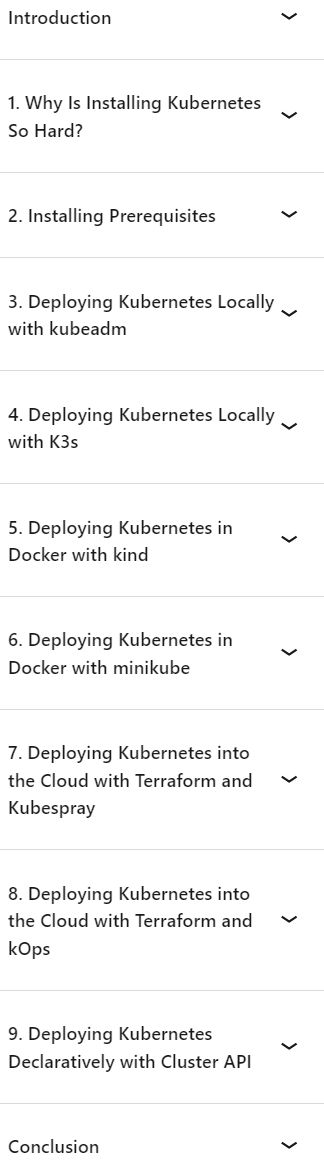 Course topics · Kubernetes: Provisioning for Infrastructure as Code 2023-8