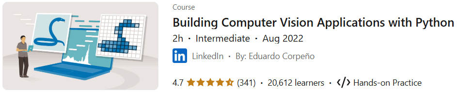 Pictures · LinkedIn — Building Computer Vision Applications with Python 2022-8