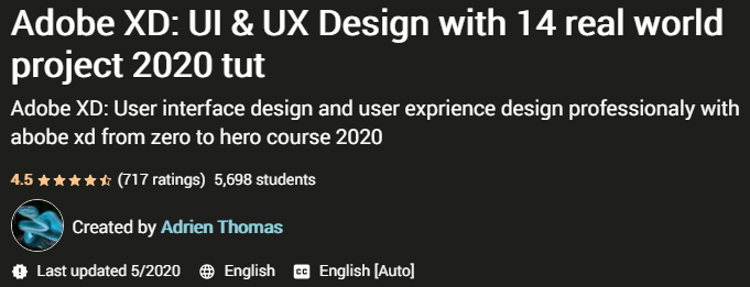Pictures · Udemy — Adobe XD: UI & UX Design with 14 real world project 2020 tut 2020-5
