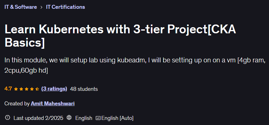 画像 · 学び Kubernetes とのこと 3プロジェクト(CKA Basics) 2025-2