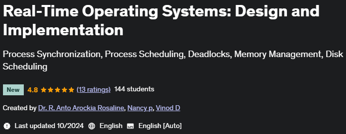 Pictures · Udemy — Real-Time Operating Systems: Design and Implementation 2024-9