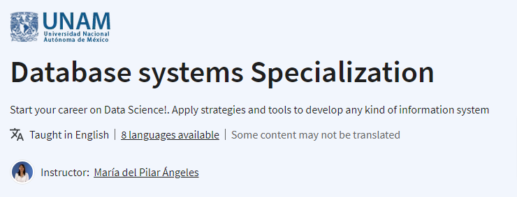 Pictures · Coursera — Database systems Specialization 2023-11