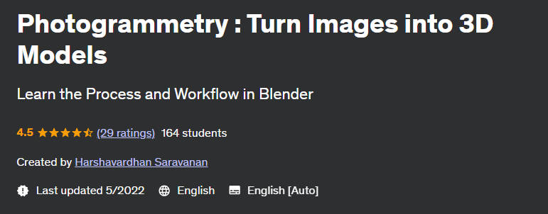 Pictures · Udemy — Photogrammetry : Turn Images into 3D Models 2022-5