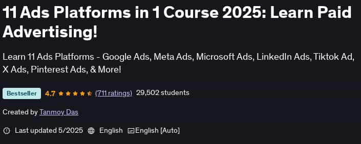 Pictures · Udemy — 11 Ads Platforms in 1 Course 2025: Learn Paid Advertising! 2025-5