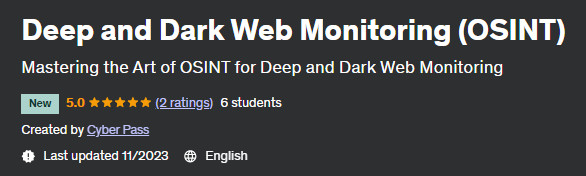 Pictures · Udemy — Deep and Dark Web Monitoring (OSINT) 2023-11