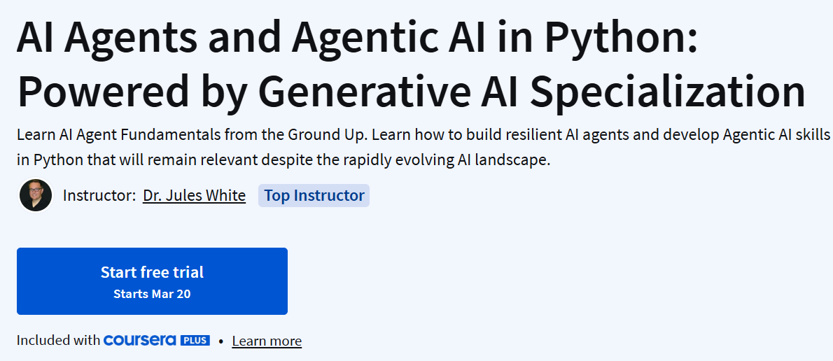 Pictures · AI Agents and Agentic AI in Python: Powered by Generative AI Specialization 2025-5