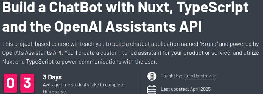 Pictures · ZeroToMastery — Build a ChatBot with Nuxt, TypeScript and the OpenAI Assistants API 2025-4
