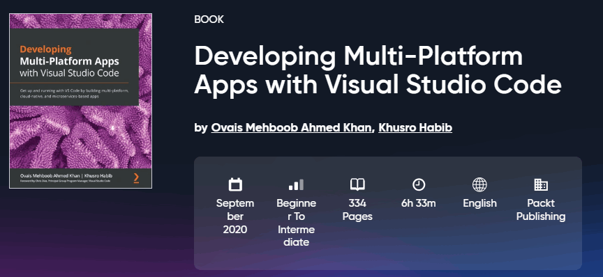 चित्र · Packt – Visual Studio कोड के साथ मल्टी-प्लेटफॉर्म ऐप्स का विकास 2020