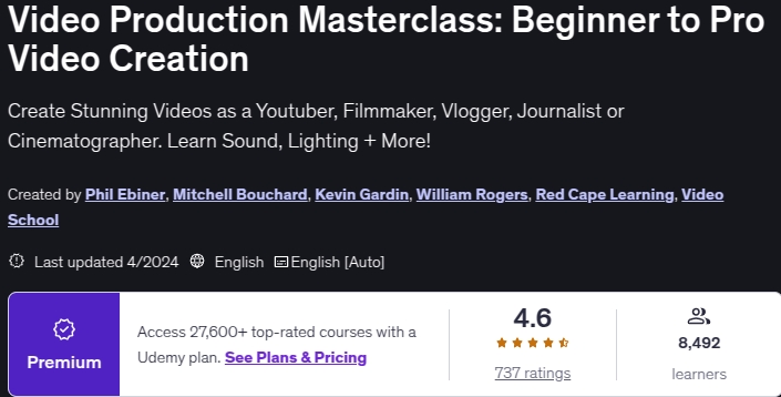 Pictures · Udemy — Video Production Masterclass: Beginner to Pro Video Creation 2024-4