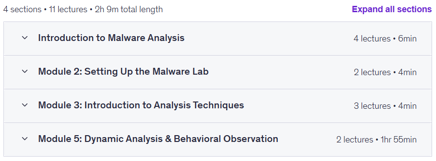 Kursthemen · Malware-Analyse: Statische, dynamische und Speichertechniken 2025-8