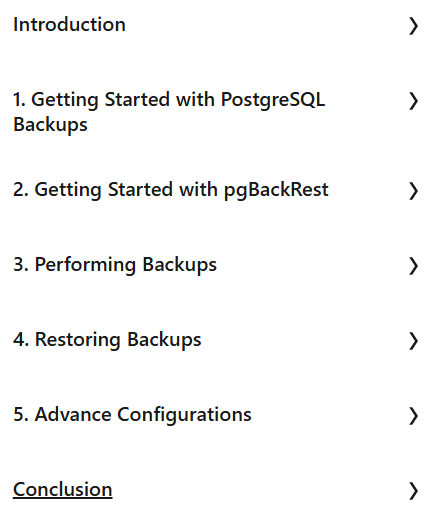 Course topics · PostgreSQL Backup and Restore with pgBackRest 2024-3