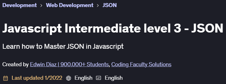 Pictures · Javascript Intermediate level 3 – JSON 2022-1