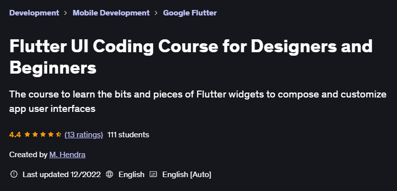 이미지 · Flutter 디자이너 및 초보자를위한 UI 코딩 코스 2022-12