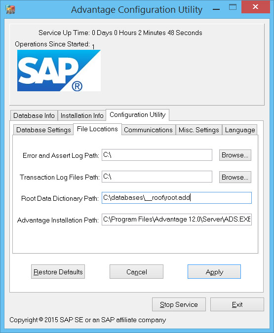 Pictures · SAP Advantage Database Server 12.0 x86/x64