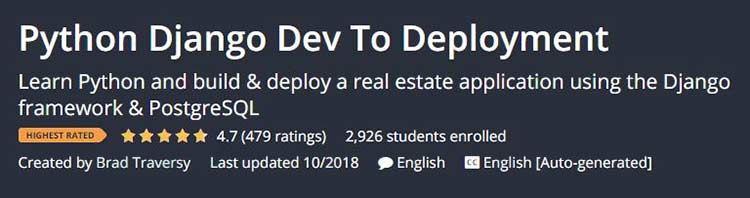 Pictures · Python Django Dev To Deployment 2018-10