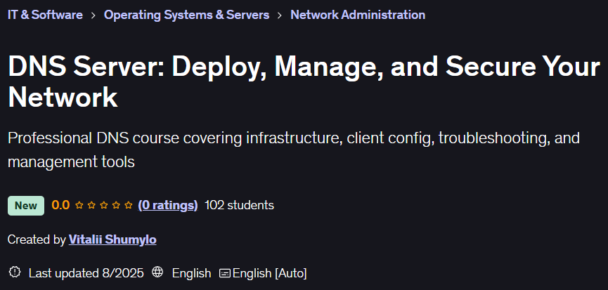 Pictures · DNS Server: Deploy, Manage, and Secure Your Network 2025-6