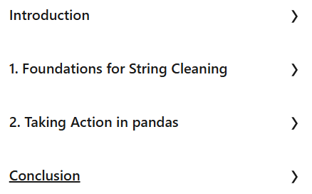 Course topics · LinkedIn — String Cleaning with pandas 2.0 2023-10