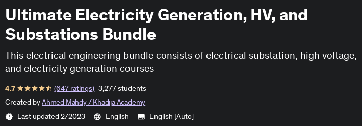 Pictures · Udemy — Ultimate Electrical Substations, Hv And Generation Bundle 2022-5