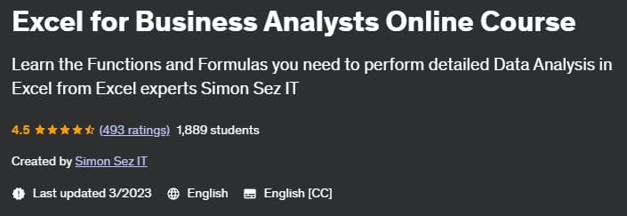 Pictures · Excel for Business Analysts Online Course 2020-10