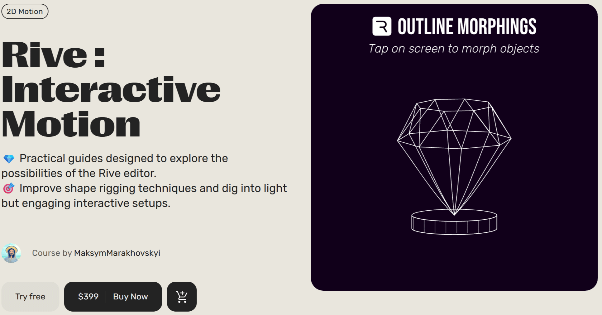 Bilder · Motion Design – Rive: Interaktive Bewegung 2025-5