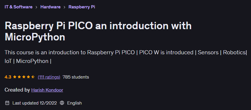 चित्र · Raspberry Pi PICO MicroPython के साथ एक परिचय 2022-12