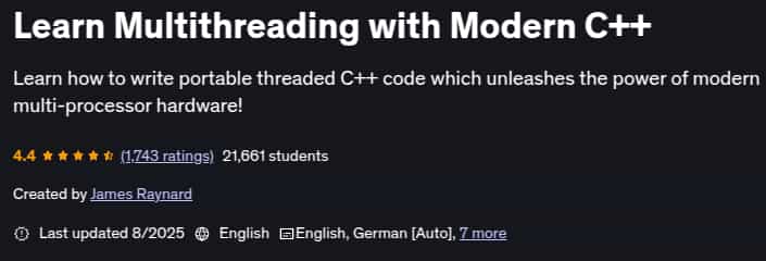 Pictures · Udemy — Learn Multithreading with Modern C++ 2025-8
