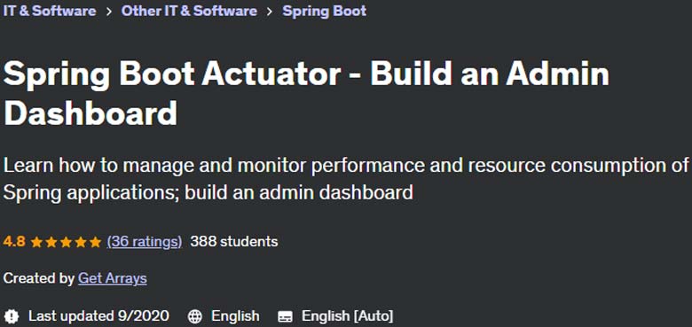 Pictures · Udemy — Spring Boot Actuator – Build an Admin Dashboard 2020-9