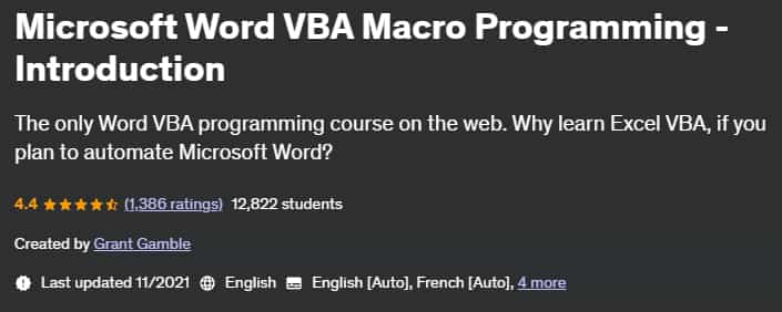 Pictures · Udemy — Microsoft Word VBA Macro Programming – Introduction 2016-3