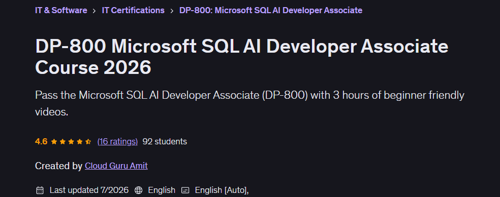 الصور · دبي -800 مايكروسوفت SQL AI دورة المطور المشترك 2026-7