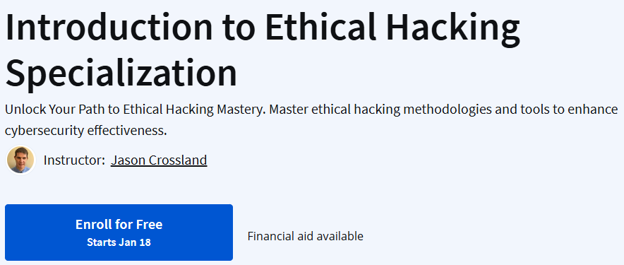 Pictures · Coursera — Introduction to Ethical Hacking Specialization 2024-11