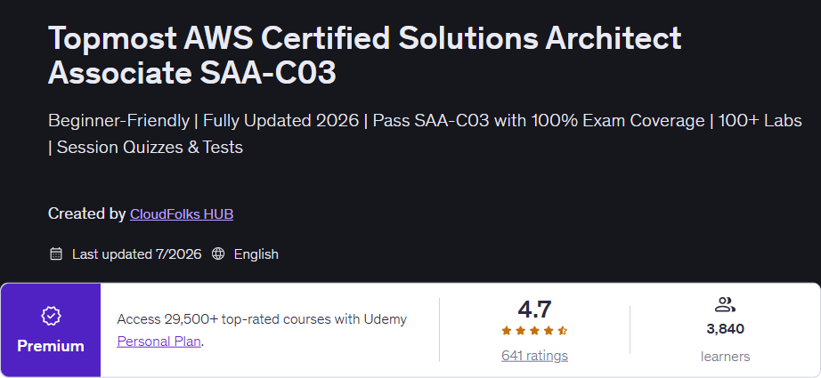 Imágenes · El top AWS Arquitecto de soluciones certificado SAA-C03 2026-7