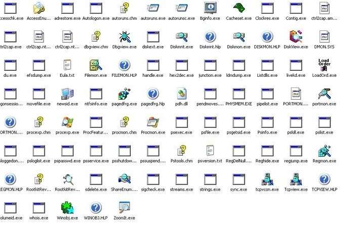Imágenes · El Sysinternals Suite 2026.8.19