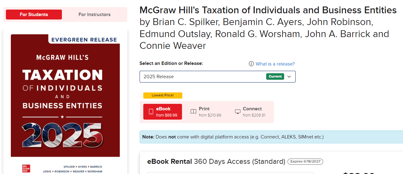Изображения · McGraw Hill – налогообложение физических и деловых лиц 2025