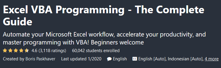 Pictures · Udemy — Excel VBA Programming – The Complete Guide 2020-1
