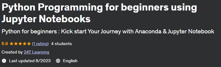 Pictures · Python Programming for beginners using Jupyter Notebooks 2023-8