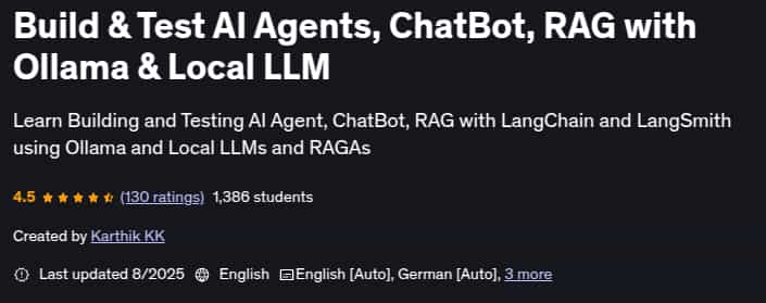 Pictures · Build & Test AI Agents, ChatBot, RAG with Ollama & Local LLM 2025-8